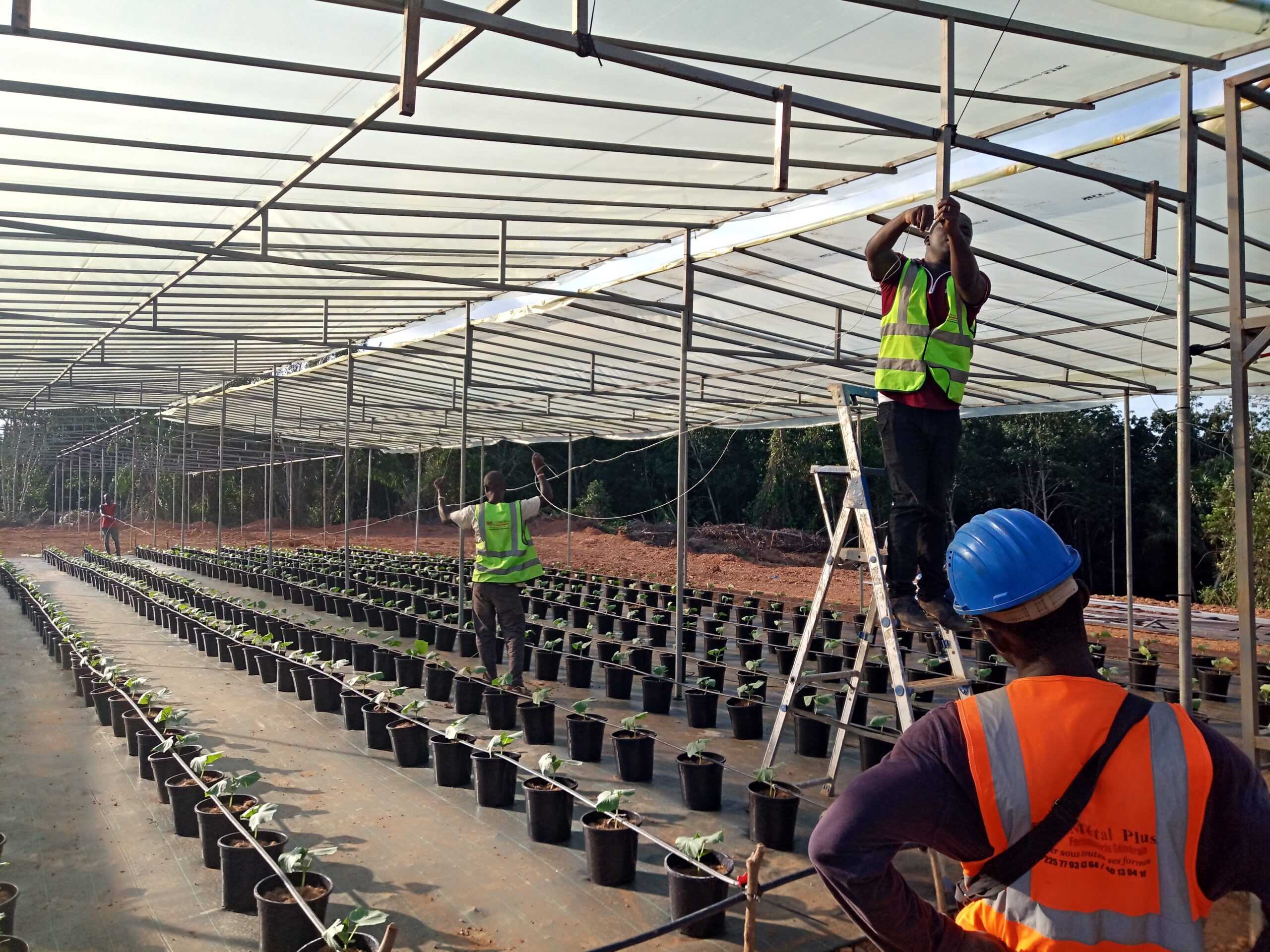 Atelier — outillage et premiers cadres